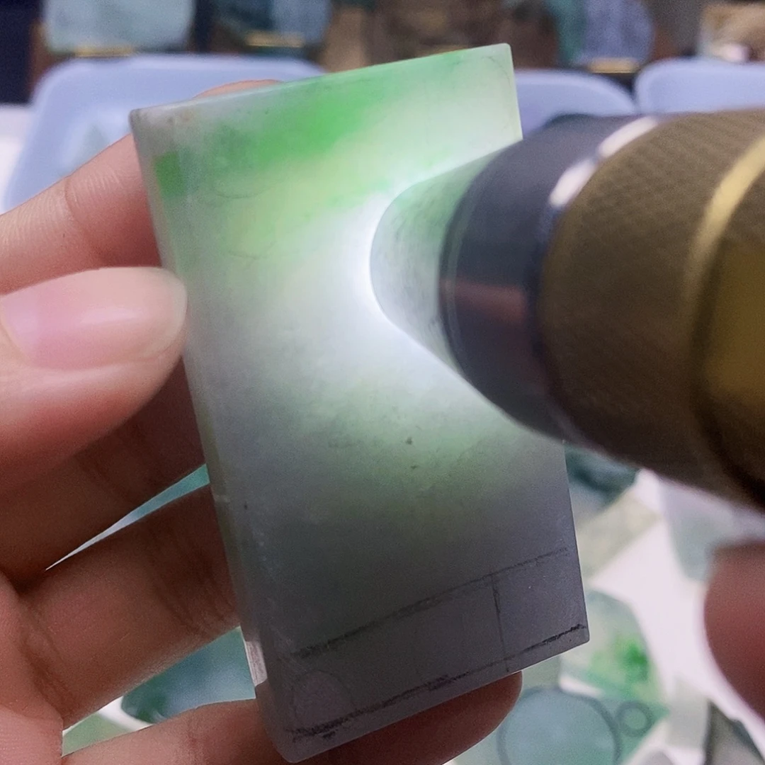 定制翡翠未镶嵌包工料仿古无事牌一个