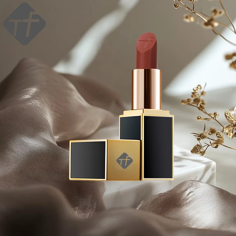 TF口红官方正品黑管口红滋润缎光哑光多种色号适合不沾杯的礼物