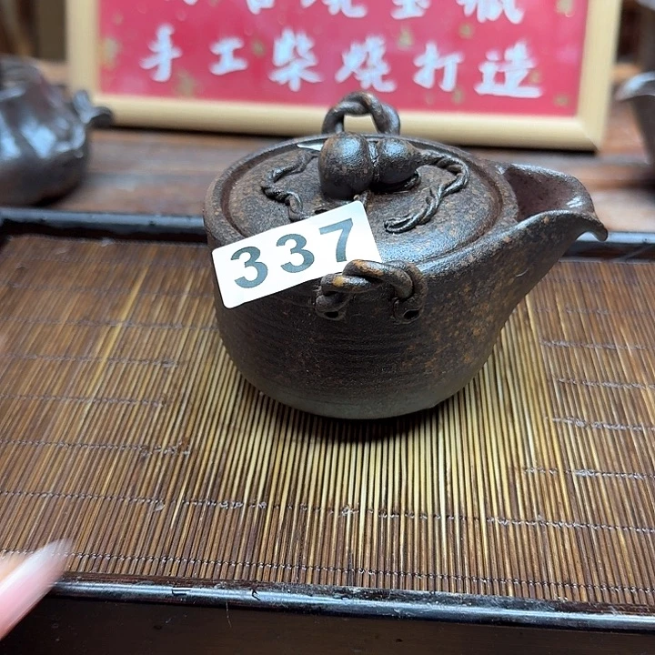 纯手工制作粗陶茶具