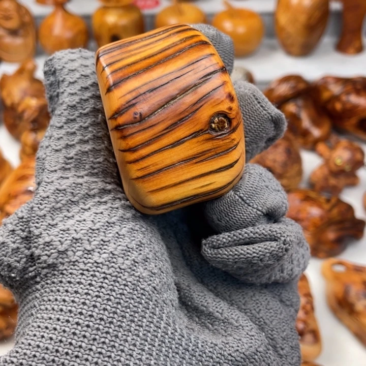 木太行陈化闻香虎皮把件鉴赏期48小时