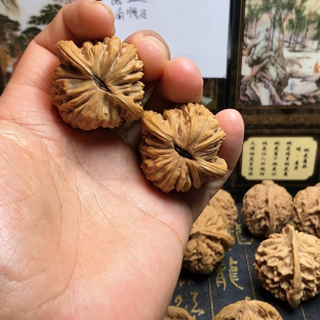 文玩核桃把件四座楼