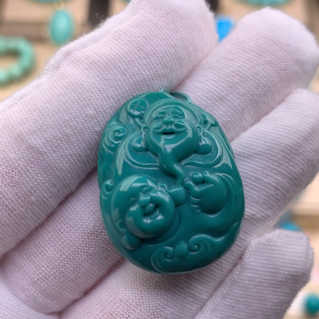 绿松石未镶嵌珠宝奇石