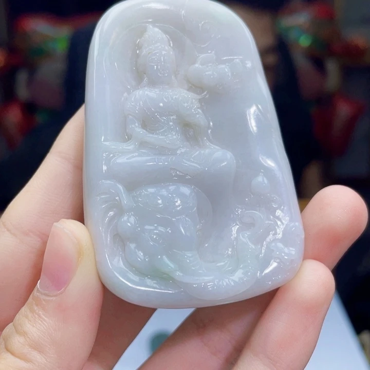 翡翠未镶嵌吊坠(不含链)A111