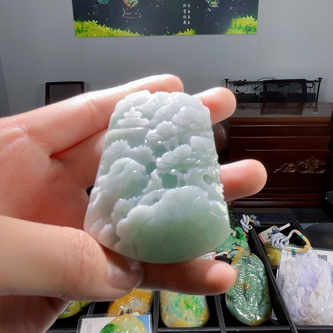 颈饰未镶嵌翡翠翡翠