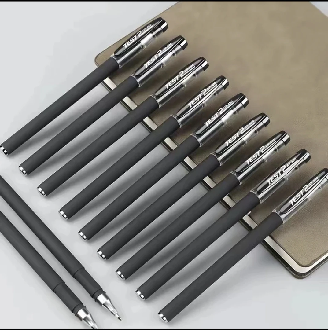 【主播福利】20只碳素中性笔0.5mm商务签字笔办公学生水笔圆珠笔