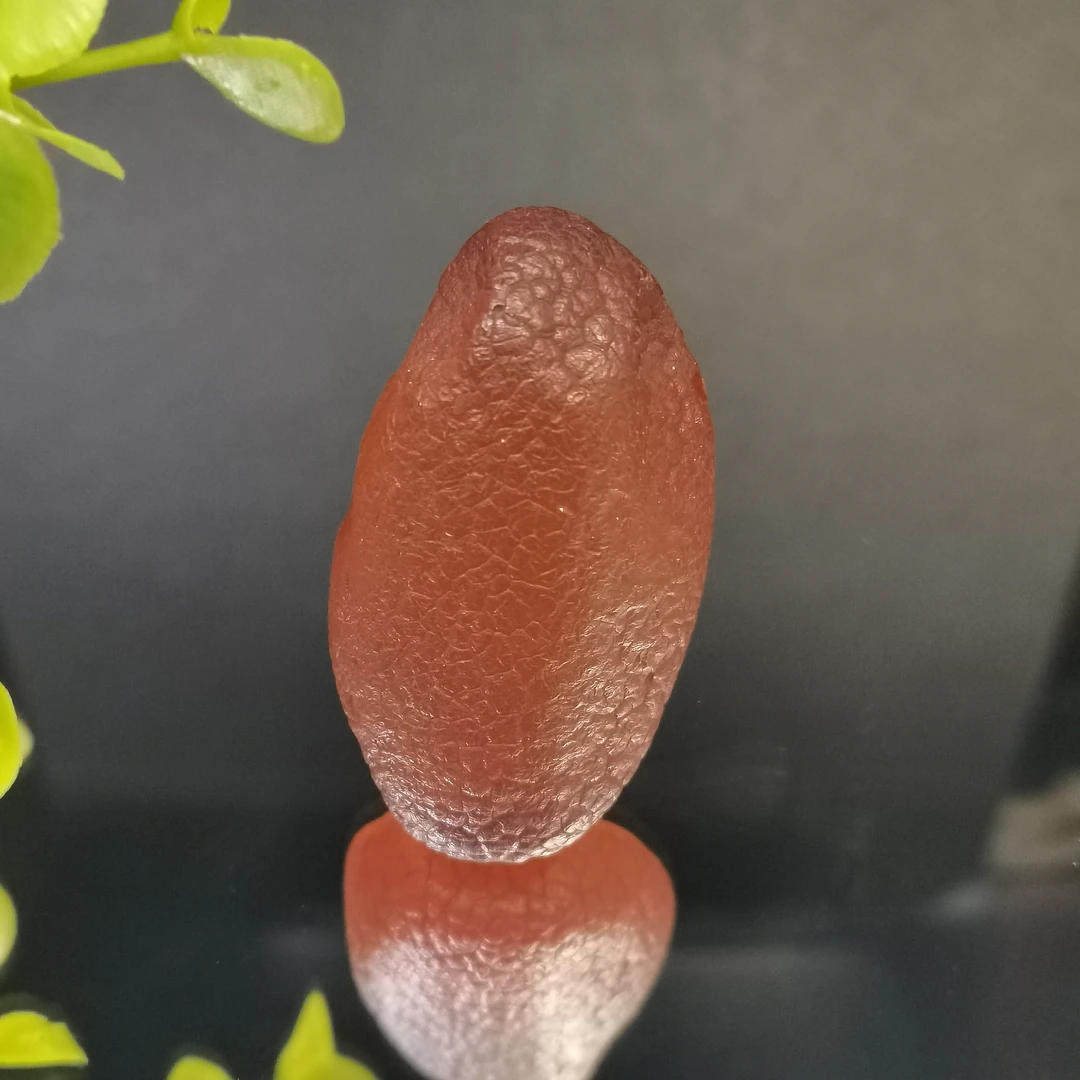 天然琥珀蜜蜡全皮金珀手把件无事牌毛衣吊坠约13.12g