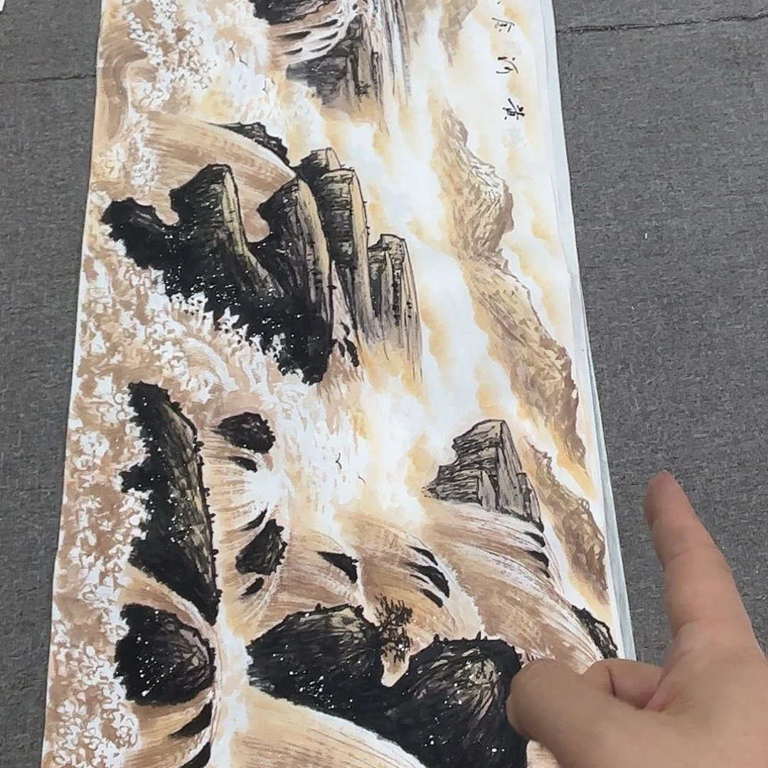 国画国画作品多次入选