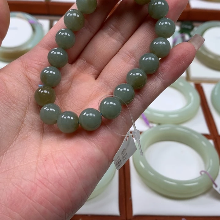 手链未镶嵌和田玉（糖玉）