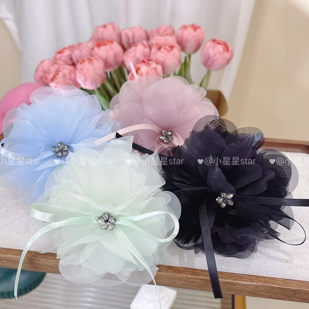 浅春系温柔高级感百搭春夏芭蕾风简约高马尾丸子头抓夹