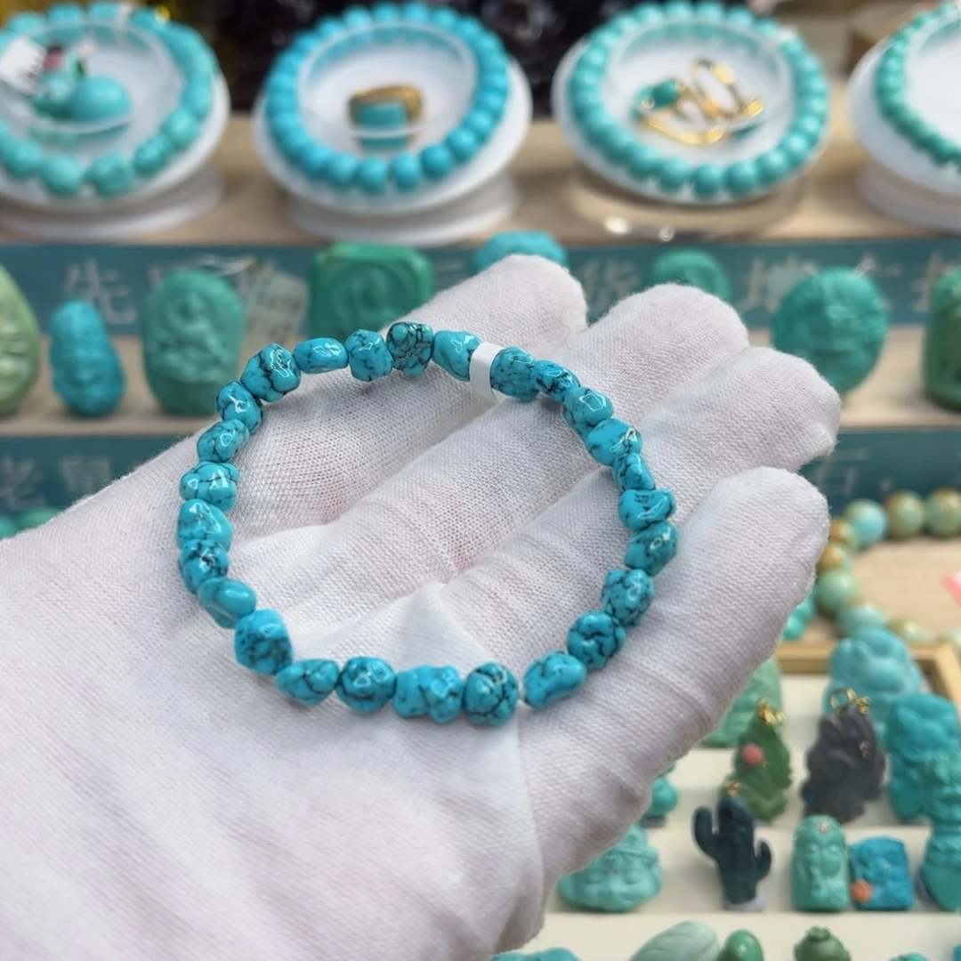 绿松石珠宝奇石未镶嵌