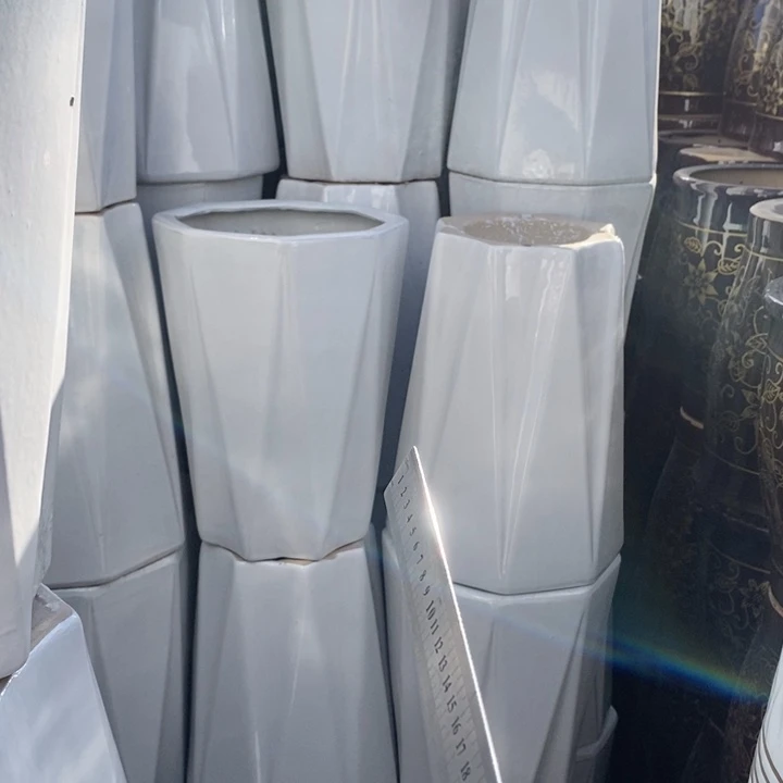 低腰白八方中号口24/33