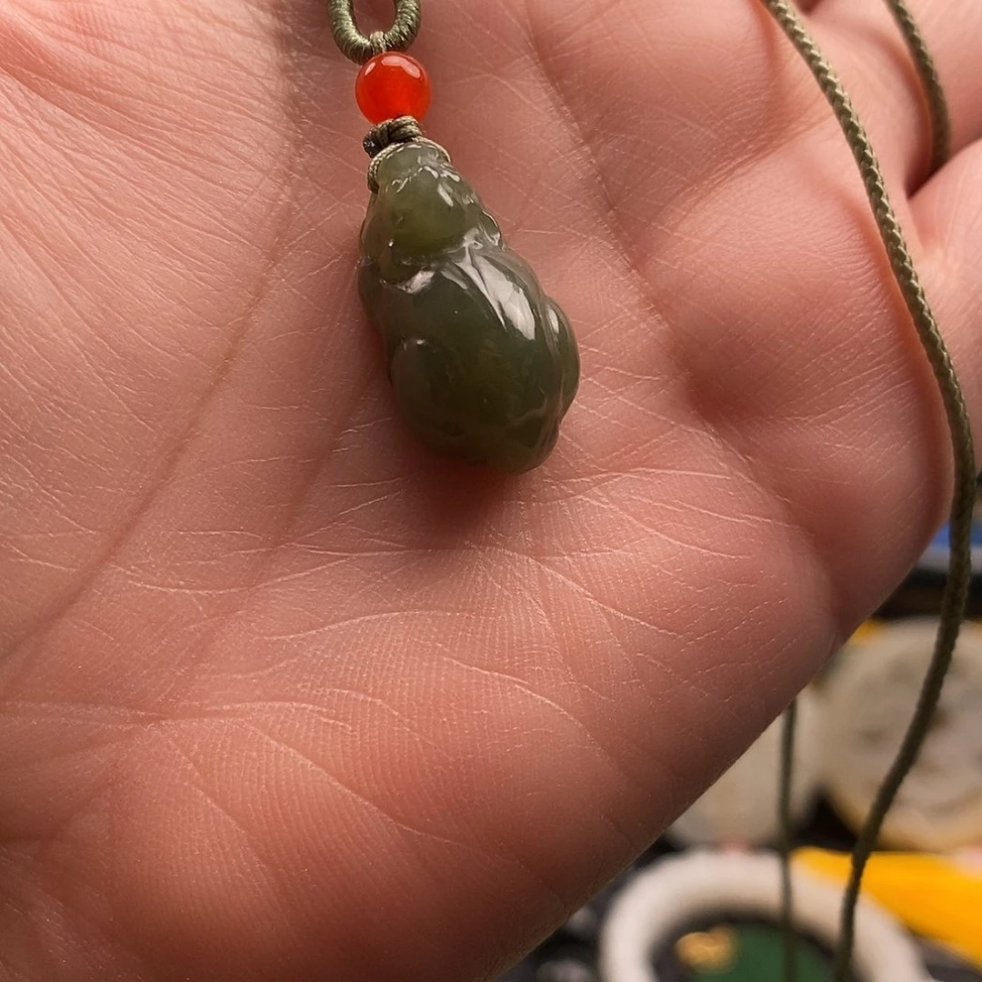 和田玉（青玉）未镶嵌颈饰