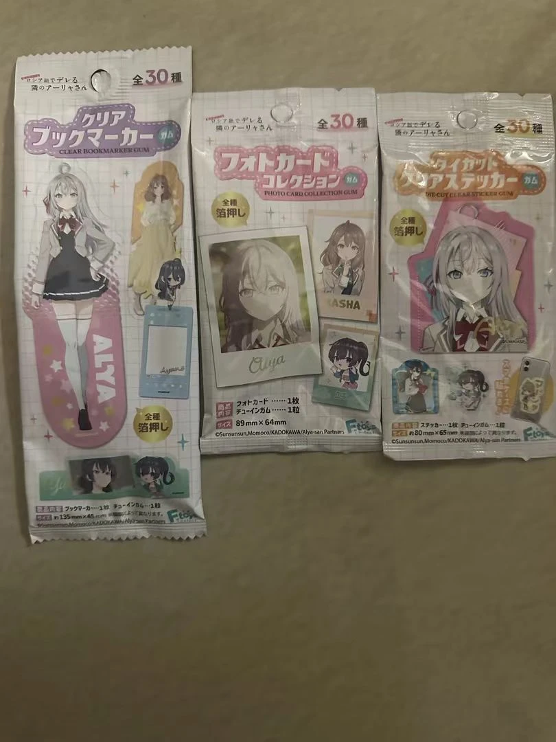 【不时轻声地以俄语遮羞的邻座艾莉同学】拍立得书签手机贴纸