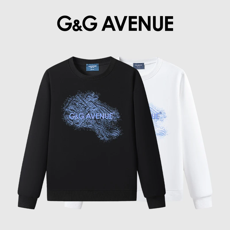 法国G&G AVENUE保暖舒适卫衣情侣同款上衣秋冬款百搭时尚潮流长袖