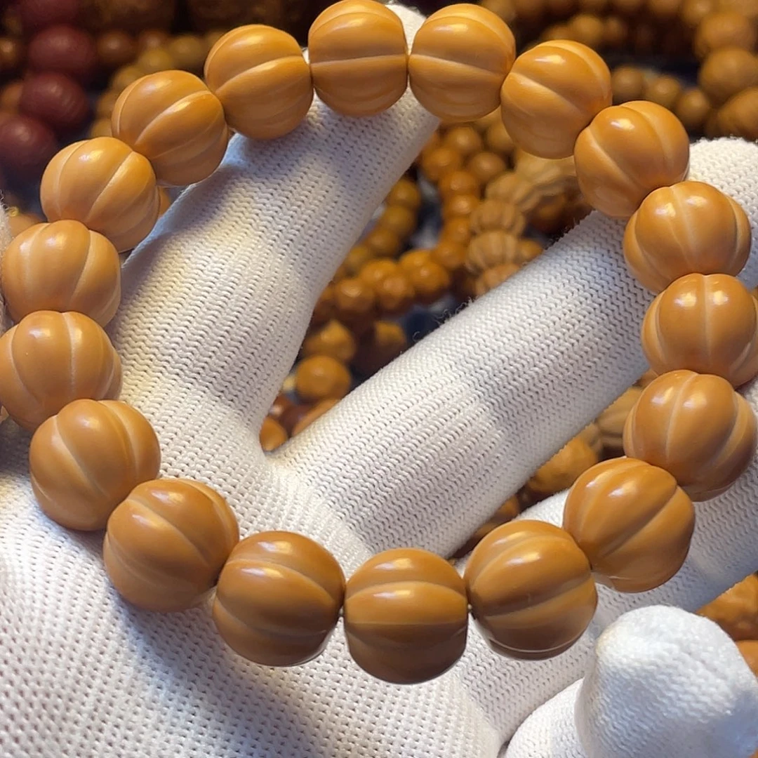 猴头核桃吊坠全品泡芙南瓜手串