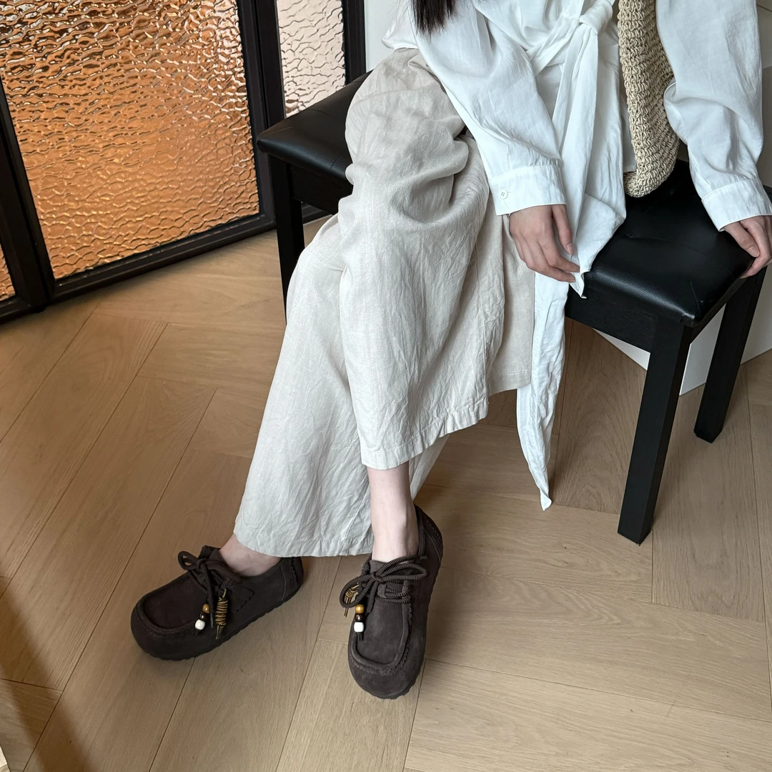 小发喵「 绒面穆勒珠饰步履｜轻奢质感摩登风尚」777
