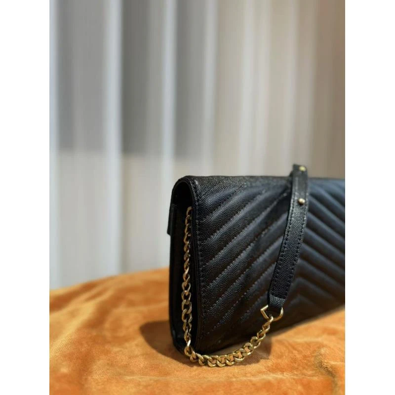 HIRMRIS手工真皮包-23-550892黑  v纹邮差酱阳黑