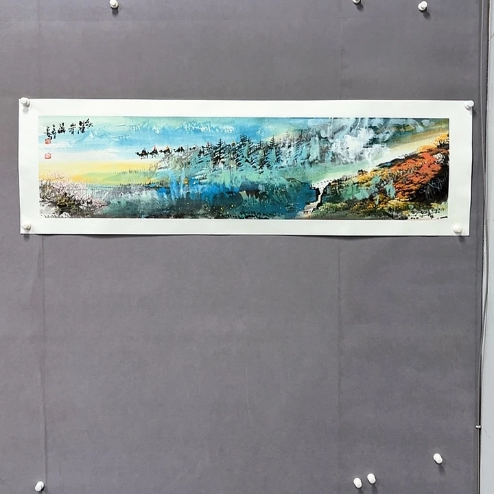 国画亲笔手绘放心去藏