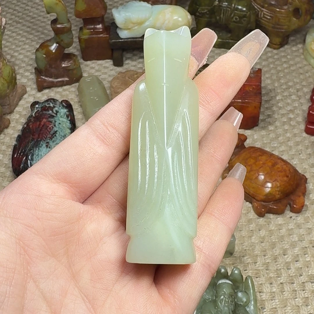 白玉菩提吊坠挂件