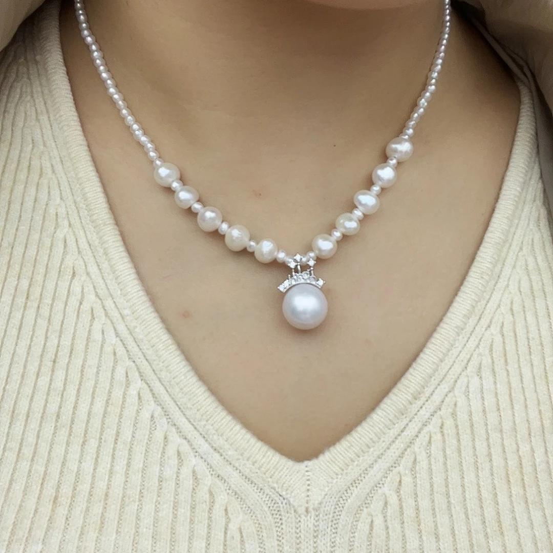 淡水珍珠颈饰未镶嵌