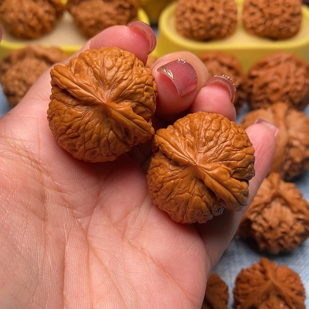 炫***d把件文玩核桃毕业乾隆磨33+全品