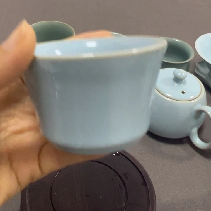 瓷片原产地原矿釉汝瓷
