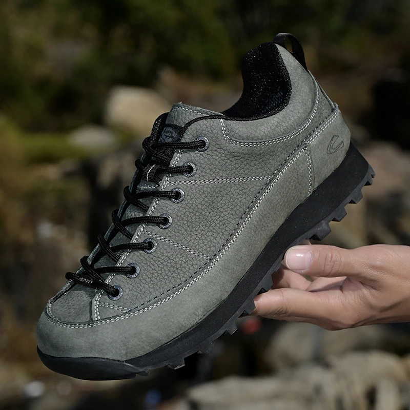 骆驼动感旅游徒步鞋2025春季新款四季徒步鞋防滑防水低帮登山鞋男