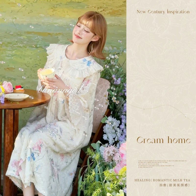 Bananagirl【软糯时光】春夏新款女时尚连衣裙显廋气质公主可外穿