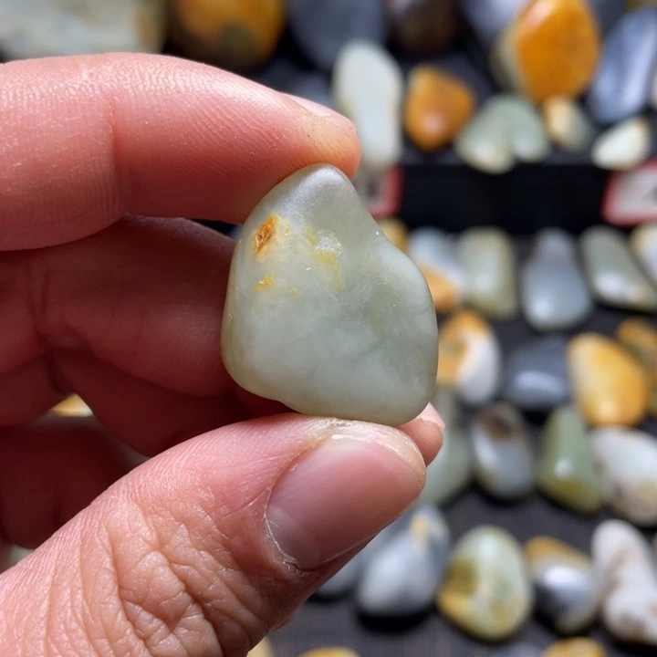 和田玉未镶嵌挂件6