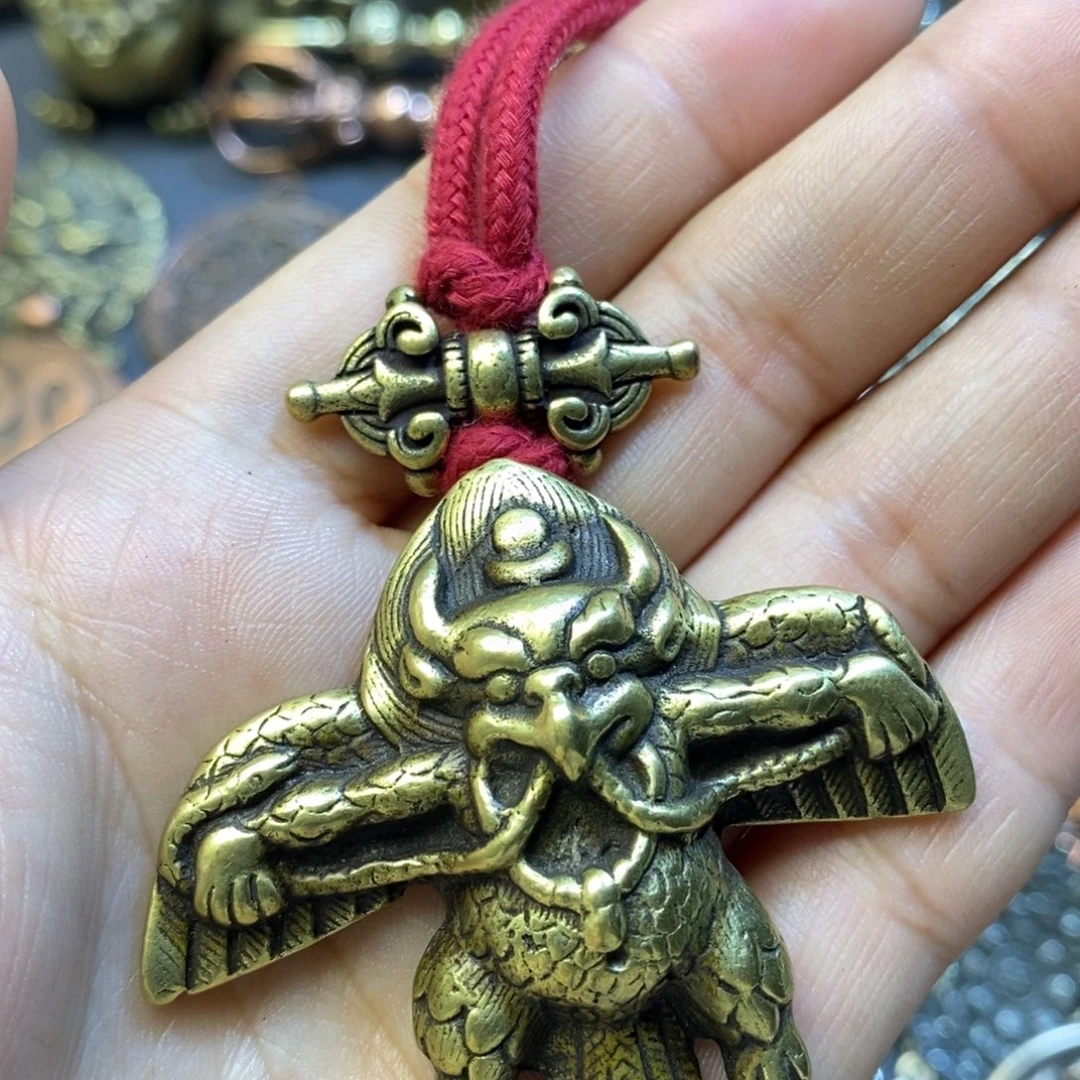藏式大鹏鸟搭配挂件