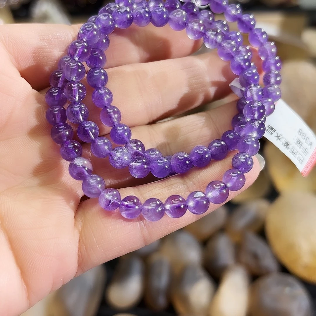 水晶未镶嵌手链卡6紫水晶