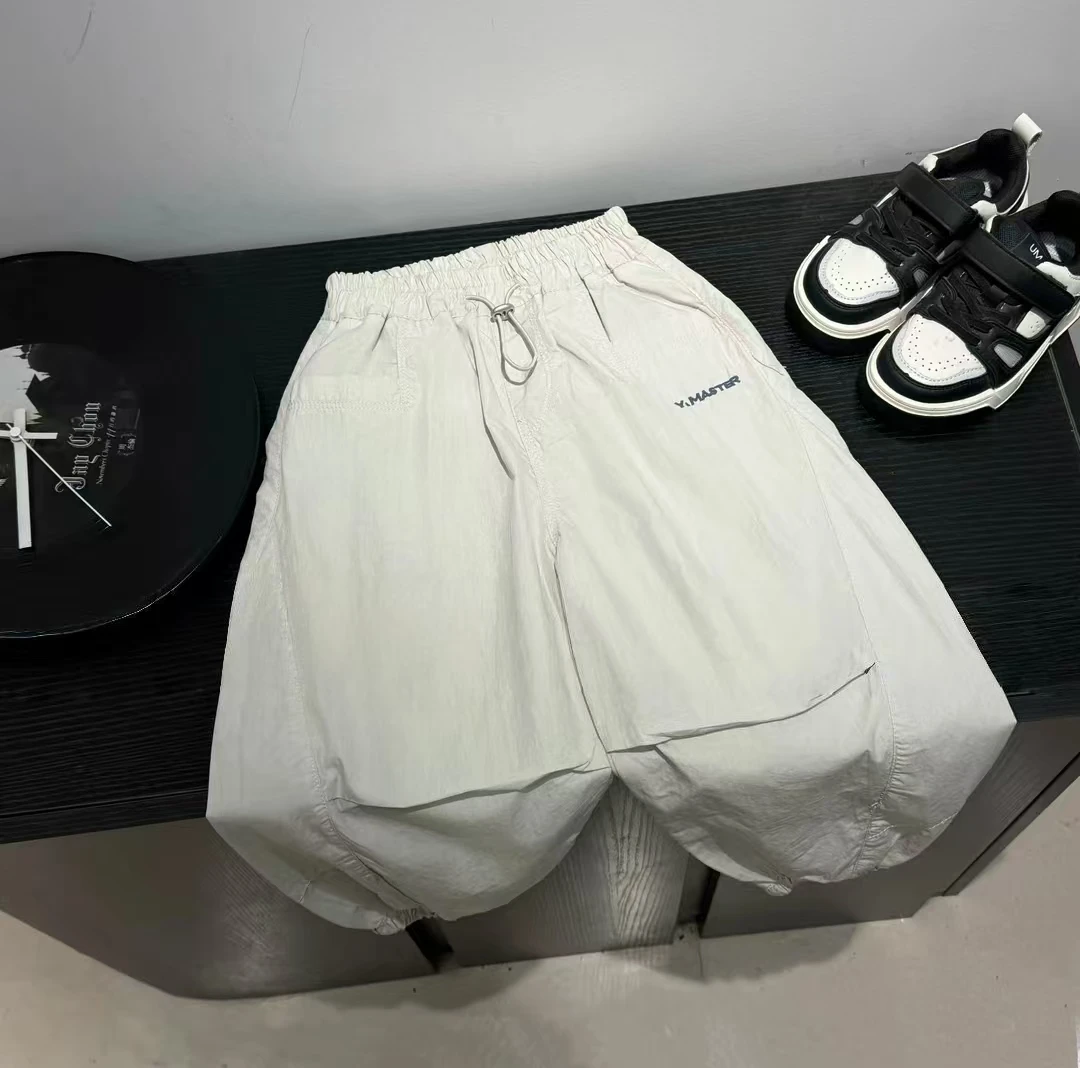 男童早秋裤子2025新款中大童男童女童早秋长裤裤子 运动裤休闲裤