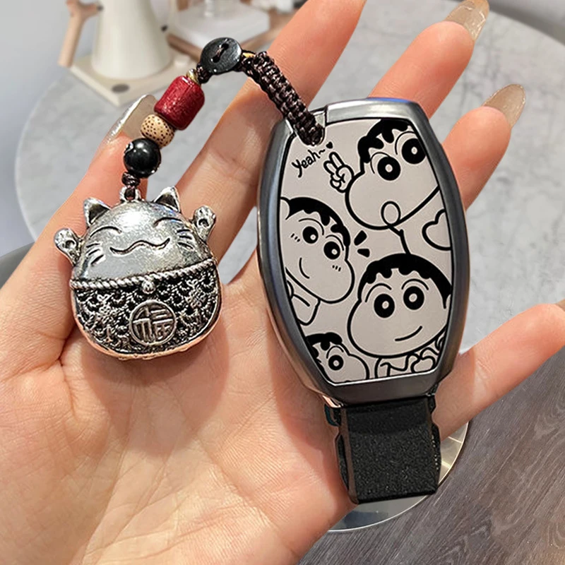 奔驰适用汽车钥匙套卡通简约汽车钥匙壳防刮花耐摔保护套