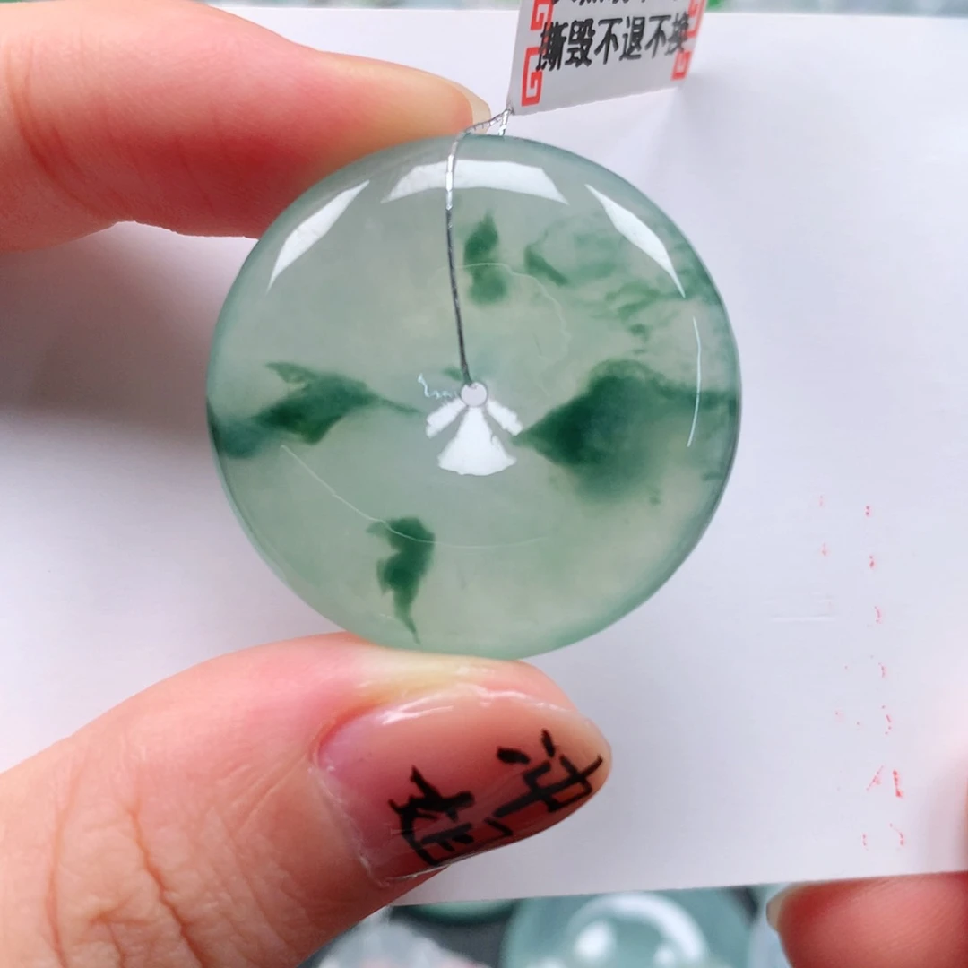 颈饰未镶嵌翡翠天然翡翠