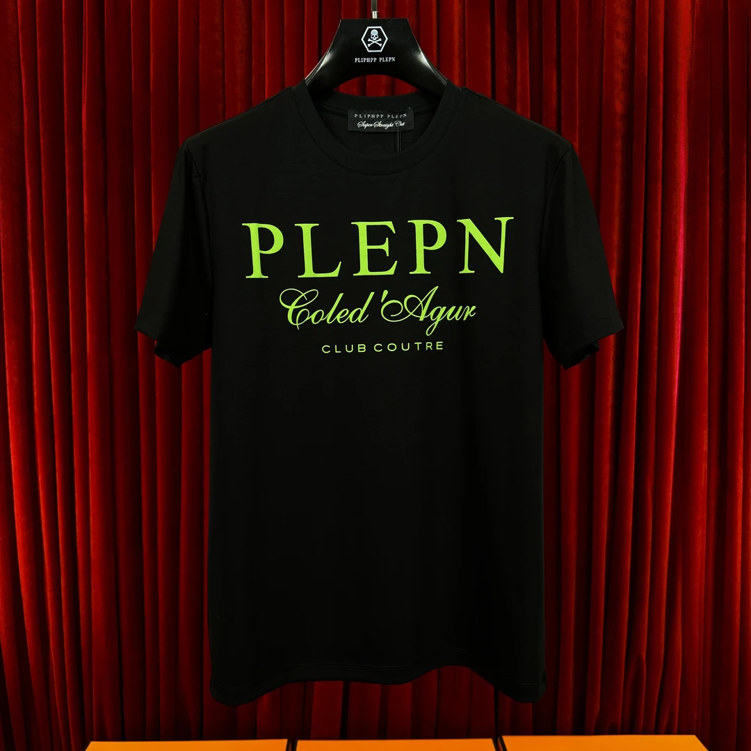 PLIPHPP PLEPN正品2025夏款高奢PLEPN系列高端短袖t恤男圆领1679