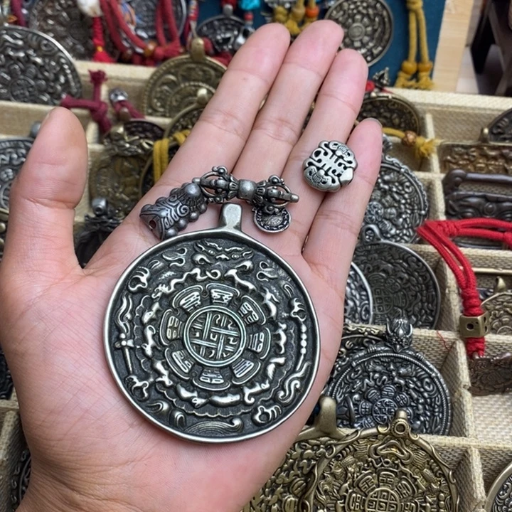 一***哥藏式风格九宫八卦牌