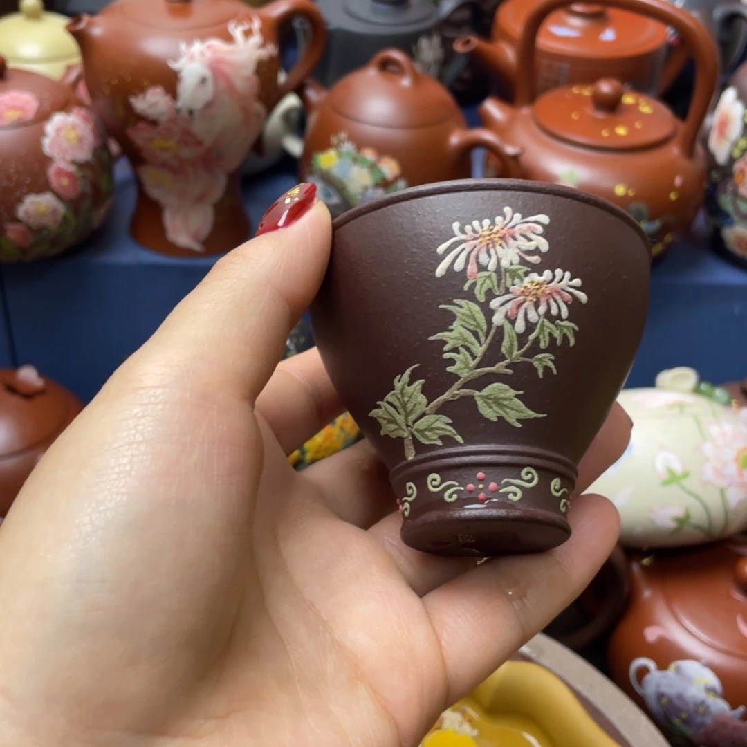 茶杯紫砂紫砂主人杯100cc