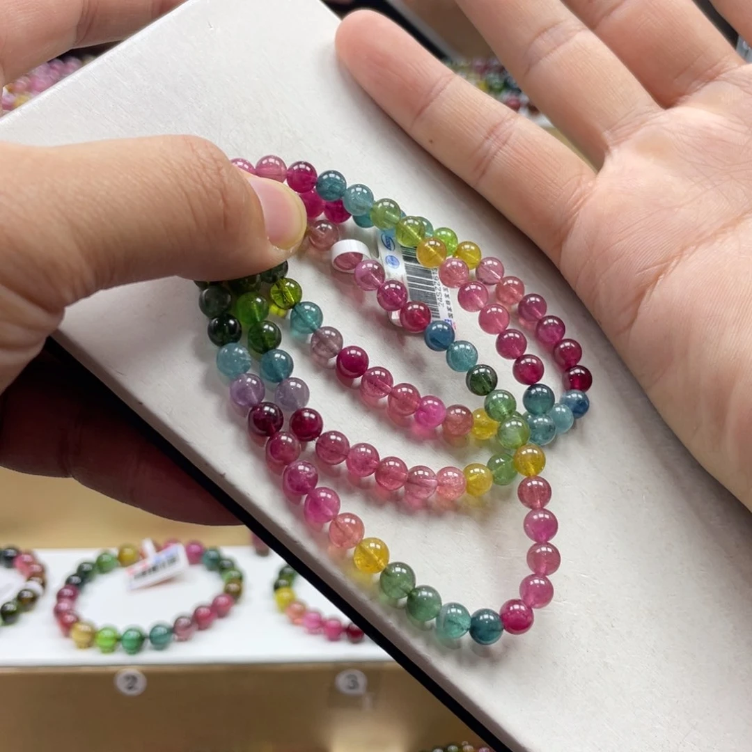 碧玺手串未镶嵌5.8mm.mmmmmmmmm