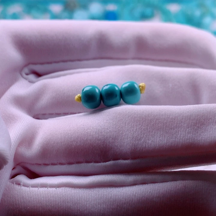 绿松石未镶嵌挂件