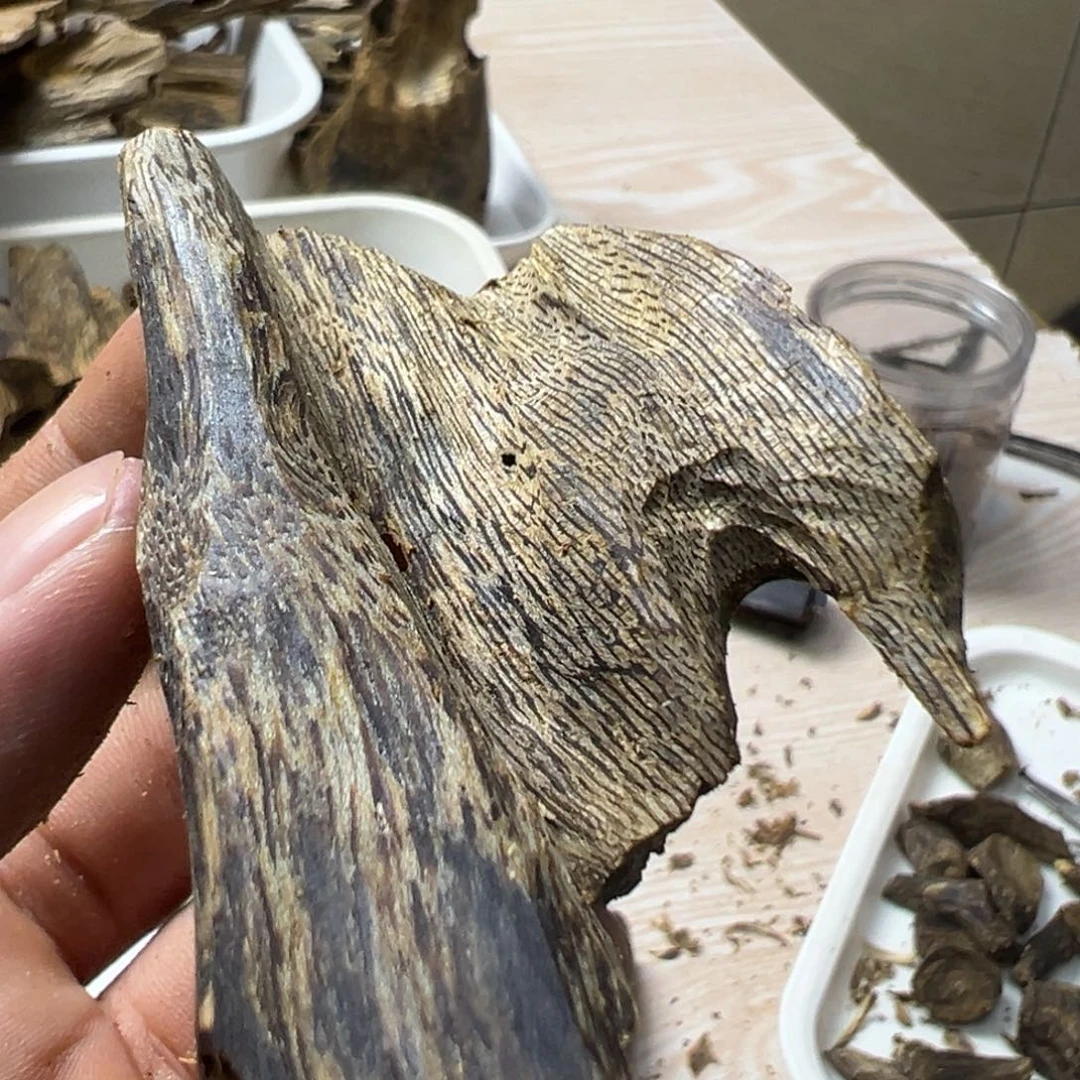 沉香碎屑沉香黑棋17.9克