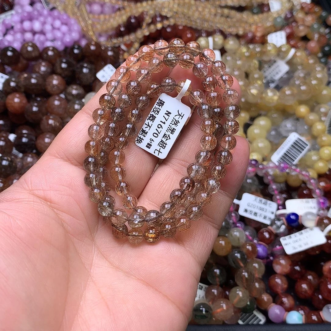 水晶手链未镶嵌，，