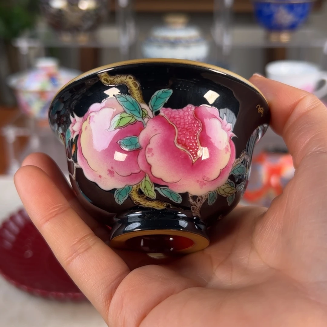 乐*璐纯手工手绘 高端茶器