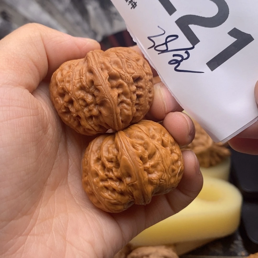 文玩核桃把件221号38元宝全