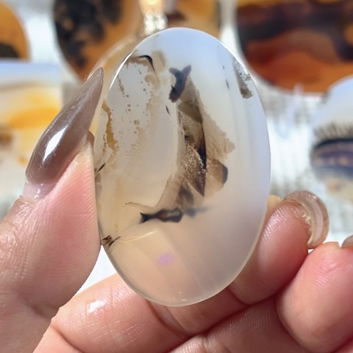 马***云玛瑙/玉髓合金颈饰