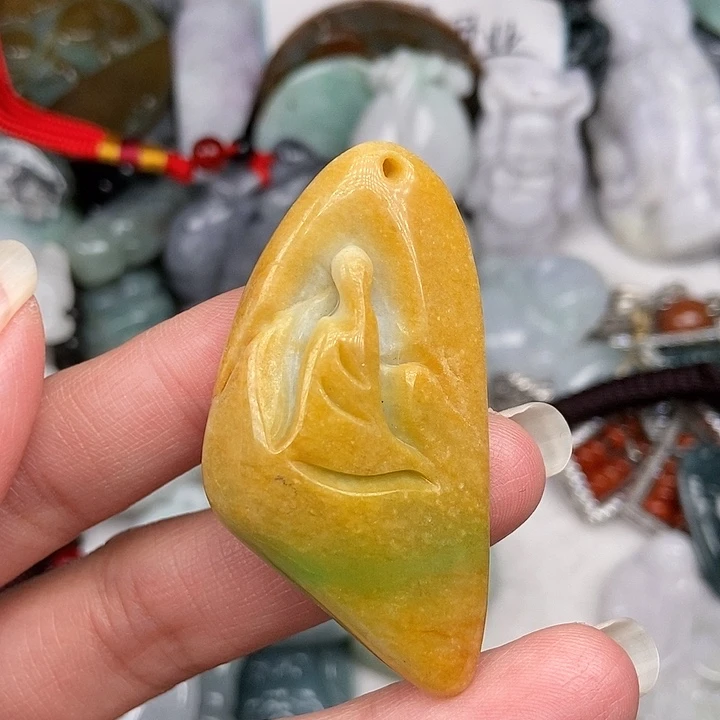 颈饰未镶嵌翡翠翡翠