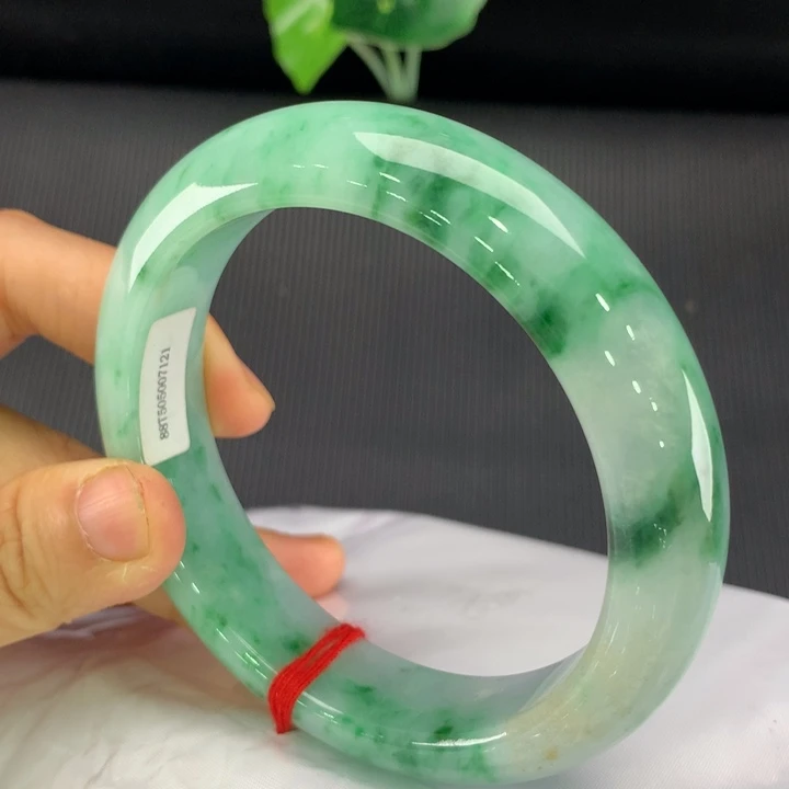 翡翠未镶嵌手镯轮胎62-63