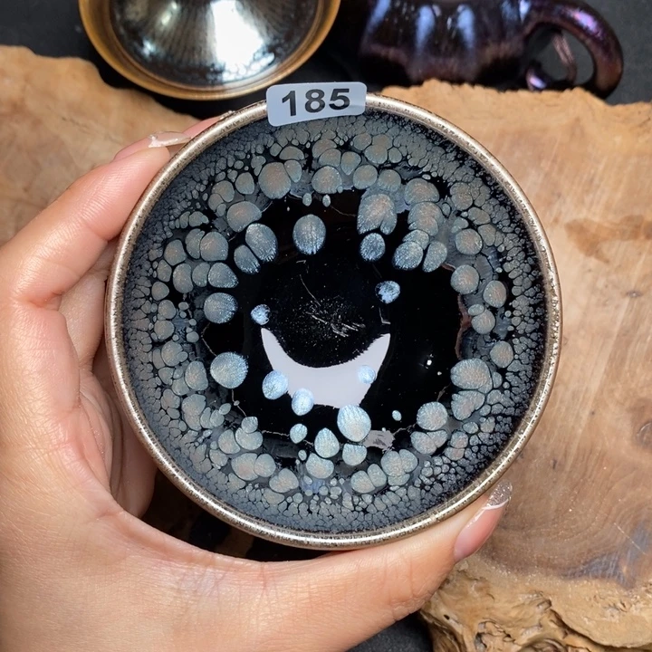 茶盏建窑建盏主人杯185微瑕