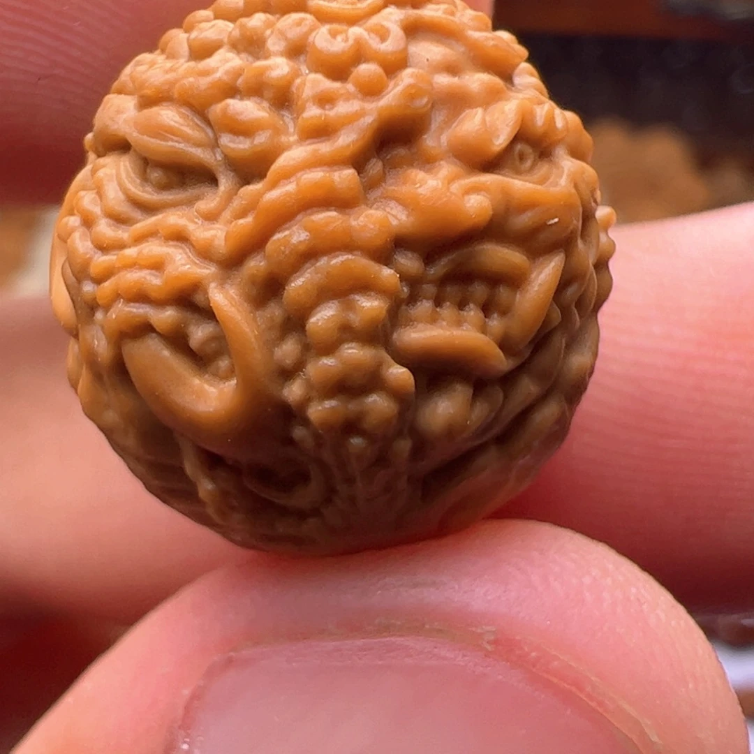 猴头核桃吊坠精工象神一念