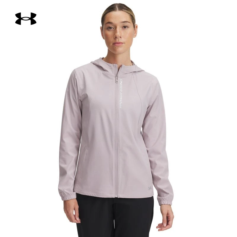 安德玛官方UA秋冬Out The Storm女子跑步运动夹克1377043