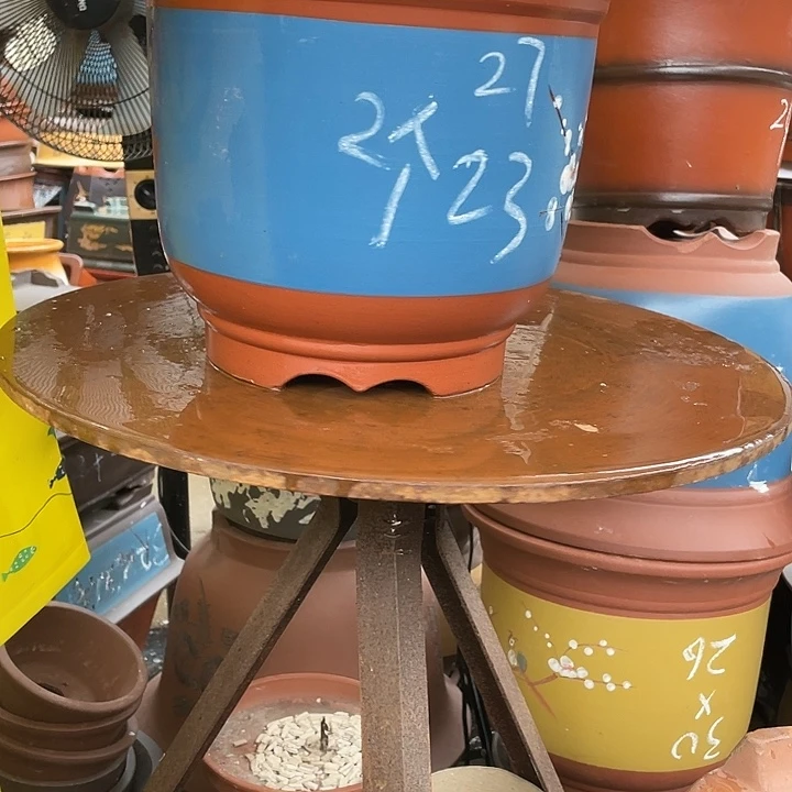 27+27蓝金钟点菜花盆紫砂花盆紫砂